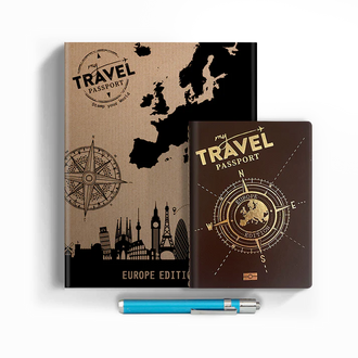 My Travel Passport EUROPA - O passaporte para selar as suas viagens pela Europa