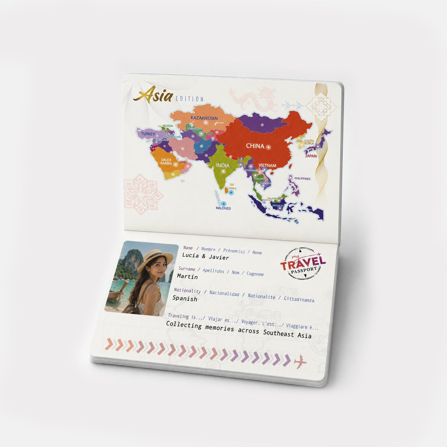 My Travel Passport ASIA - The passport to seal your trips through Asia