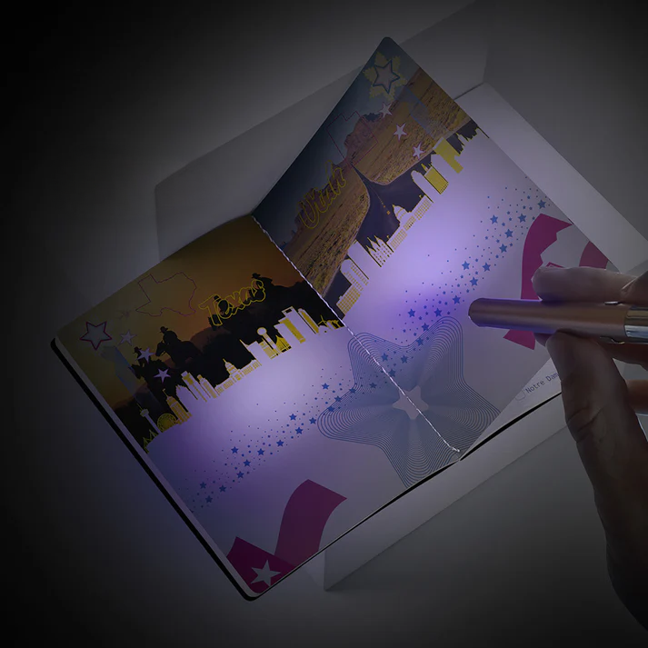 Ultraviolet Flashlight - Reveal the secrets of My Travel Passport