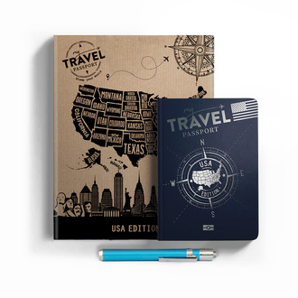 My Travel Passport EUA – O passaporte para carimbar suas viagens pelos Estados Unidos