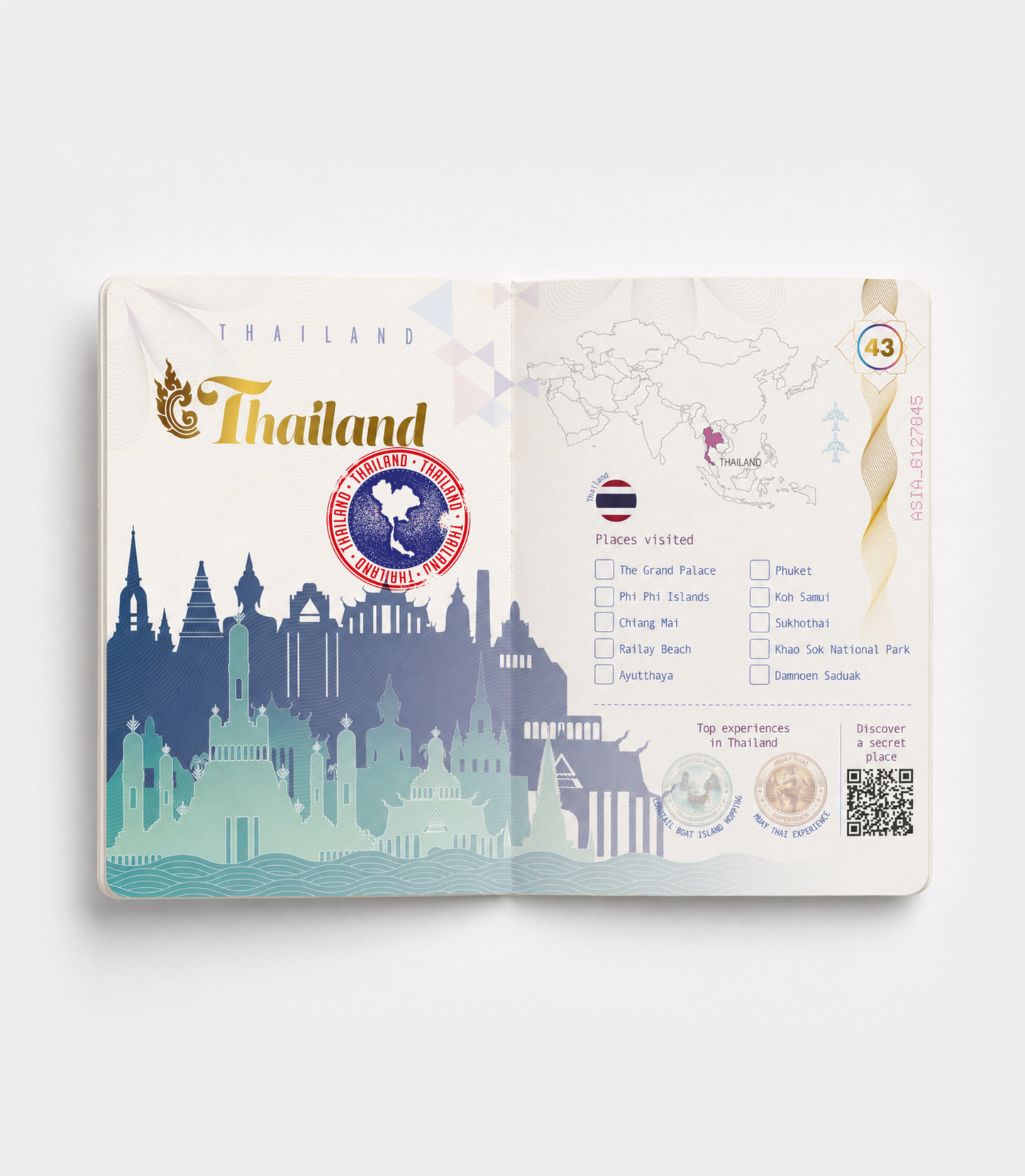My Travel Passport ASIA - The passport to seal your trips through Asia