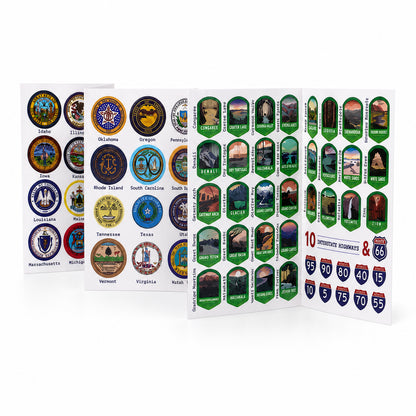 SET STICKERS USA Edition