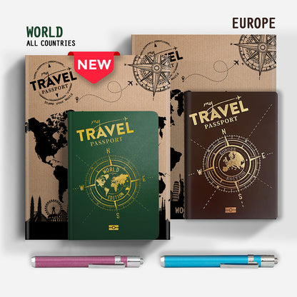 Pack Traveler - WORLD Edition + EUROPA (2 passaporti)