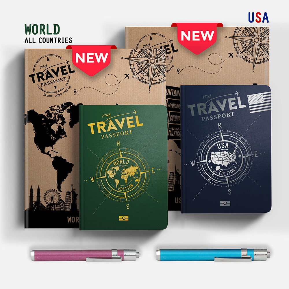 Pack Traveler - WORLD + USA Edition (2 Pässe) - mytravelpassport