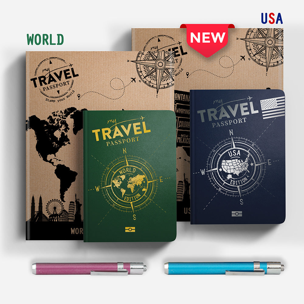 Pack Traveler - WORLD + USA Edition (2 Passeports) - mytravelpassport