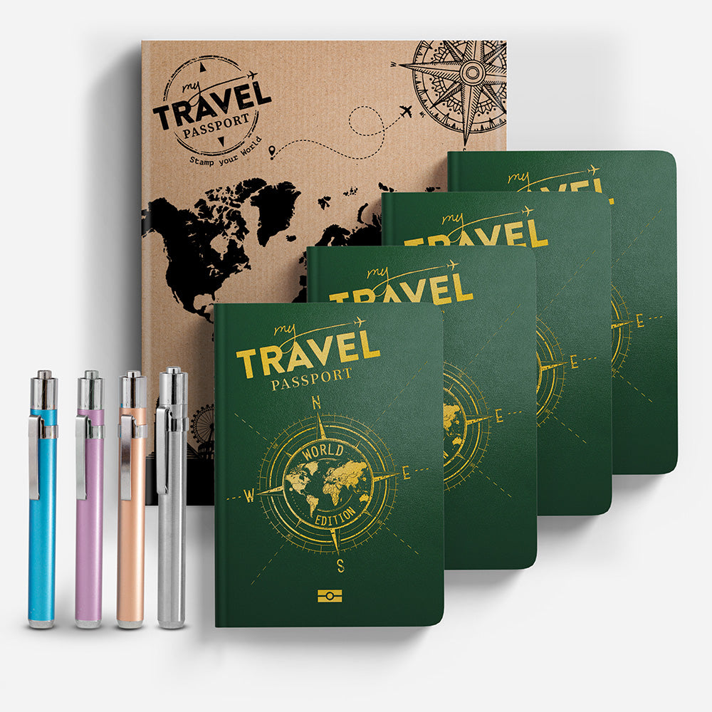 Family Pack - WORLD Edition (4 Passports) - mytravelpassport