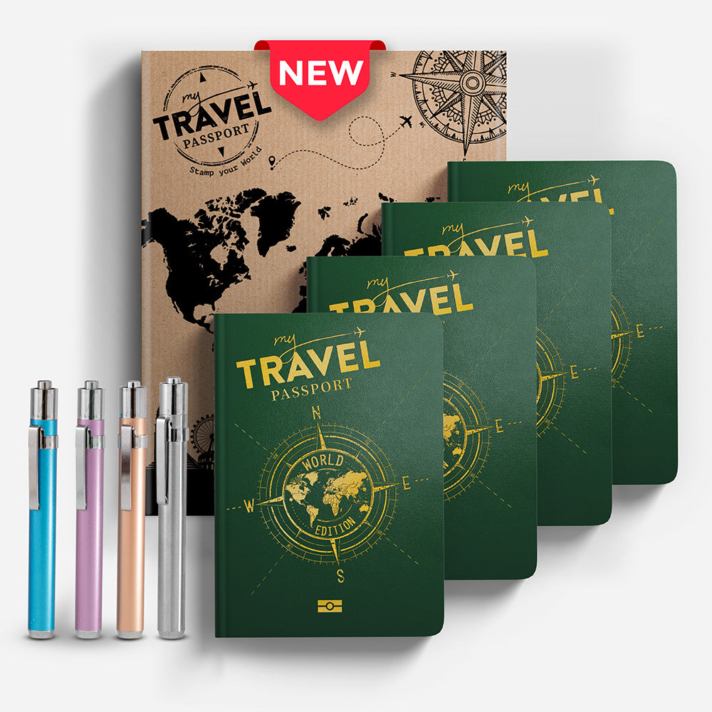 Family Pack - WORLD Edition (4 Passports) - mytravelpassport