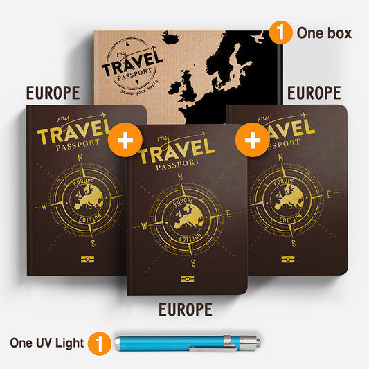 Pack Trio Compact - Édition EUROPE (3 Passeports dans 1 Boîte)