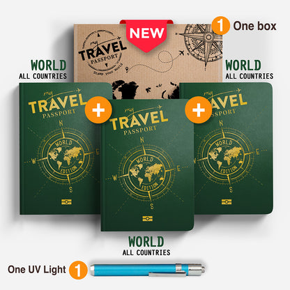 Trio Compact Pack - WORLD Edition (3 Passports in 1 Box)