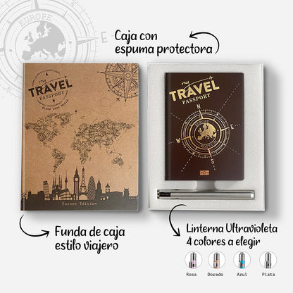 Pack Traveler Compact- WORLD + EUROPE Edition (2 Passports in 1 Box)