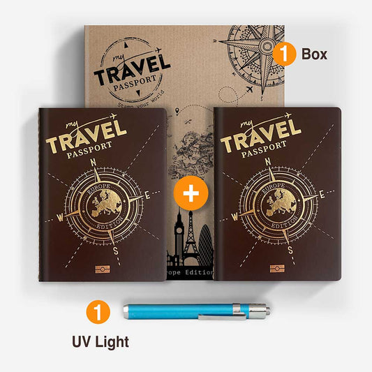 Pack Duo Compact - My Travel Passport (2 passeports dans 1 boîte)