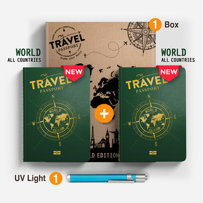 Pack Duo Compact - WORLD Edition (2 passeports dans 1 boîte)