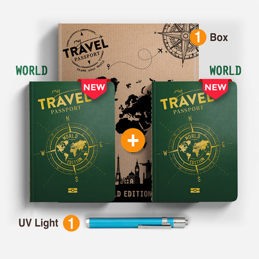 Pack Duo Compact- WORLD Edition (2 Passports in 1 Box)