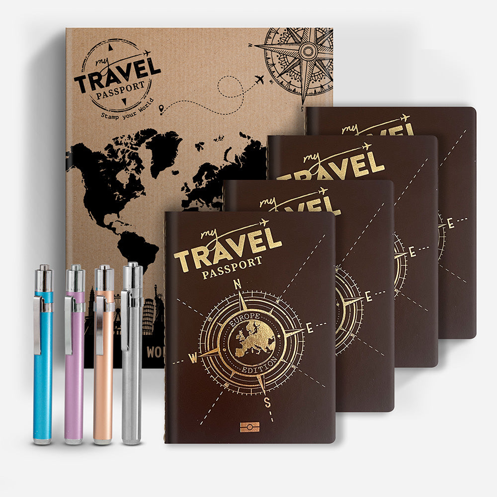 Family Pack - EUROPE Edition (4 Passports) - mytravelpassport