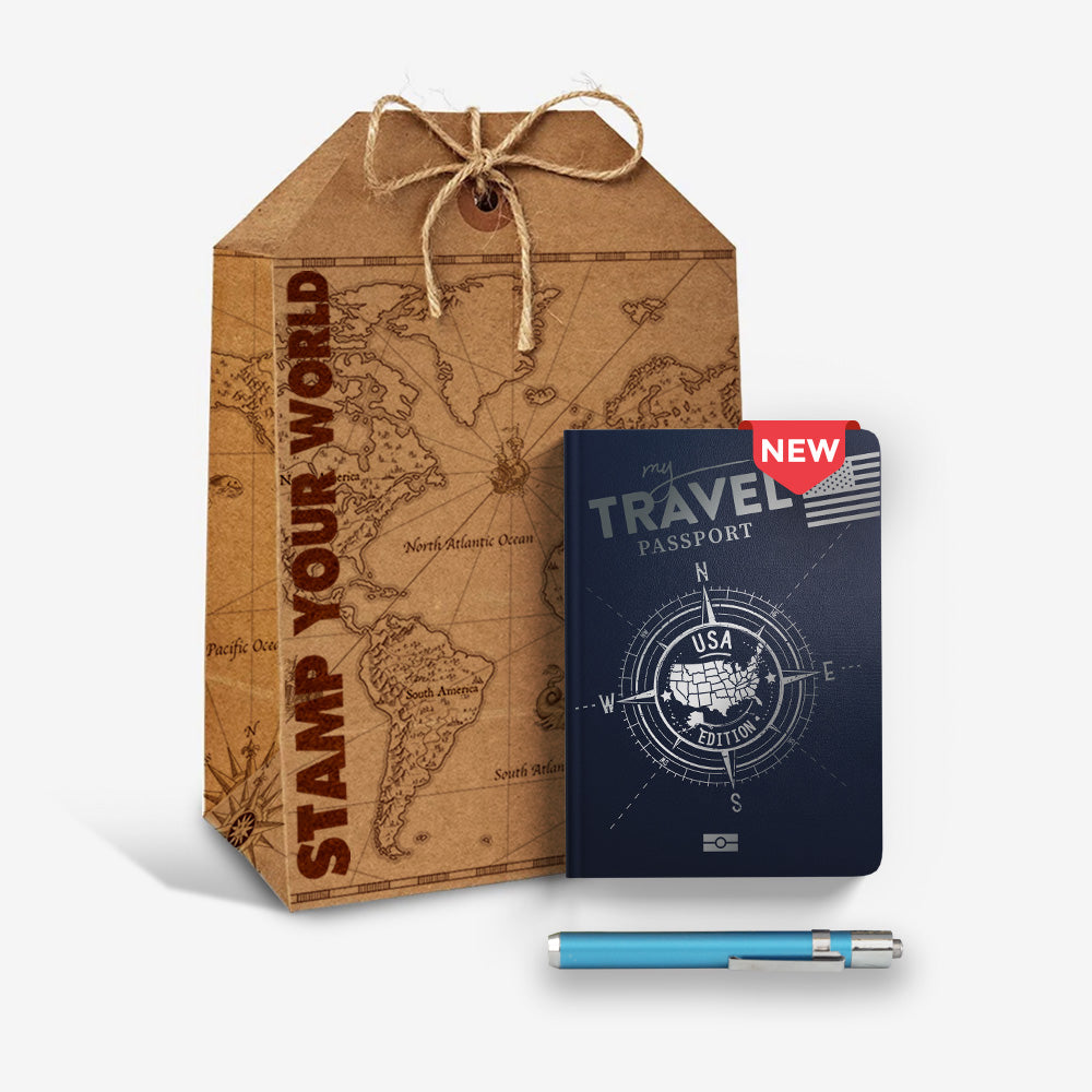 Pack Regalo (USA Edition 🇺🇸 + Papel de Regalo) - mytravelpassport