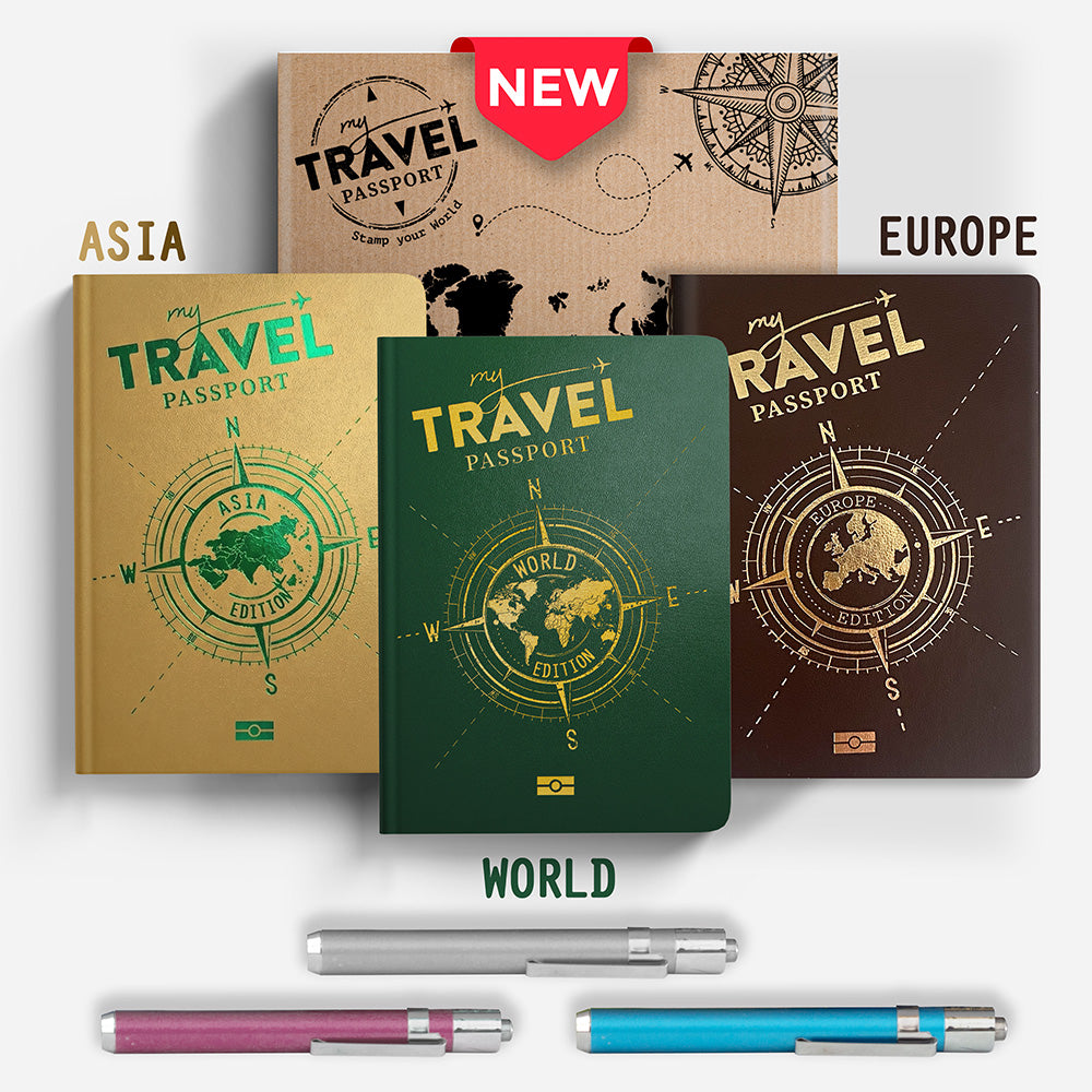 Pack Traveler Legend - WORLD + EUROPE + ASIA (3 Pasaportes)