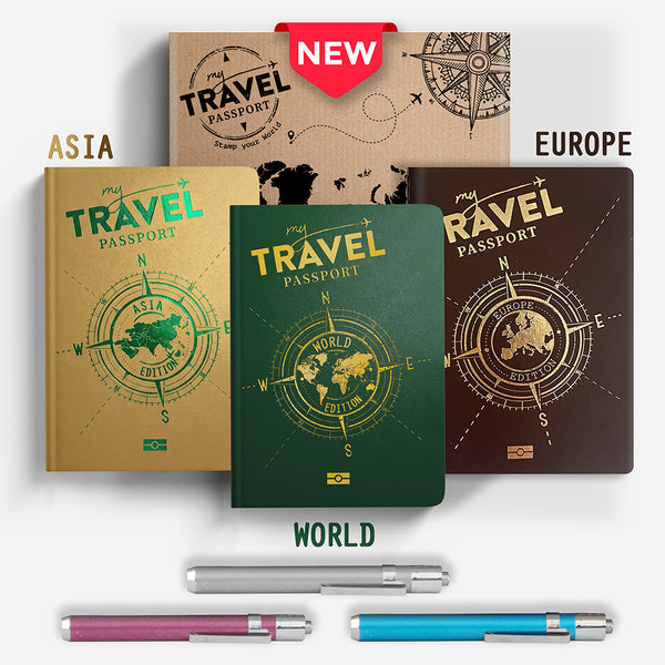 Pack Traveler Legend - WORLD + EUROPE + ASIA (3 Pasaportes)