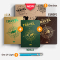 Pack Traveler Legend Compact - WORLD + EUROPE + ASIA (3 Pasaportes en 1 Caja)