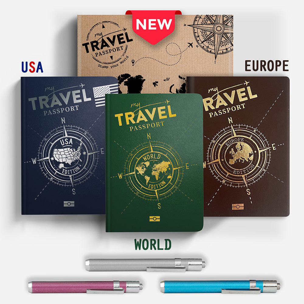 Pack Wanderlust - WORLD + USA + EUROPE (3 Passeports) - mytravelpass