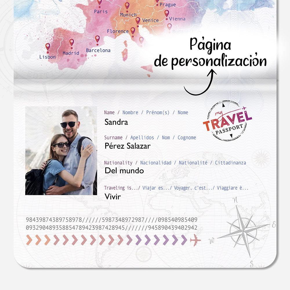 Family Pack - My Travel Passport (4 Passports)