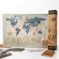 My STAMPMAP World Edition - O mapa que transforma cada viagem em sua história