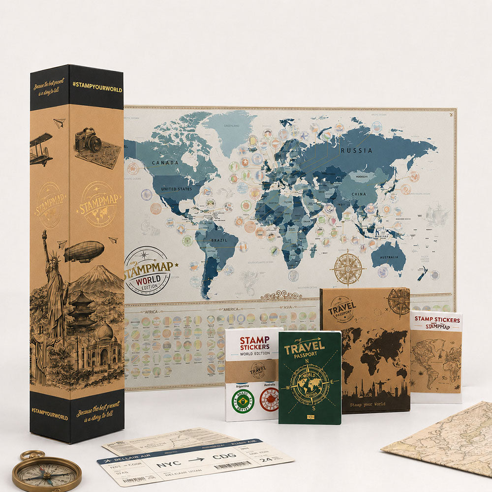 My Travel Passport Mundo - O passaporte para selar suas viagens ao redor do mundo