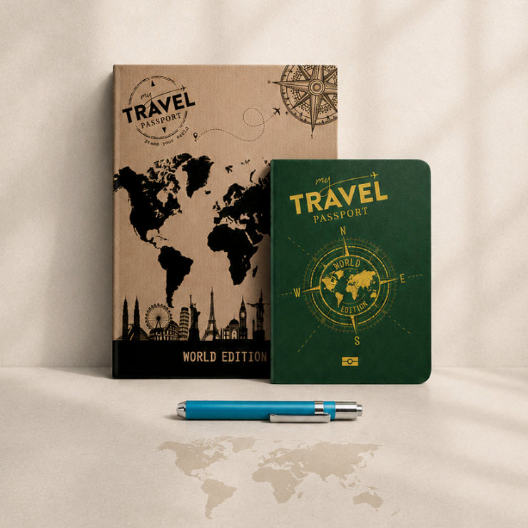 My Travel Passport Mundo - O passaporte para selar suas viagens ao redor do mundo