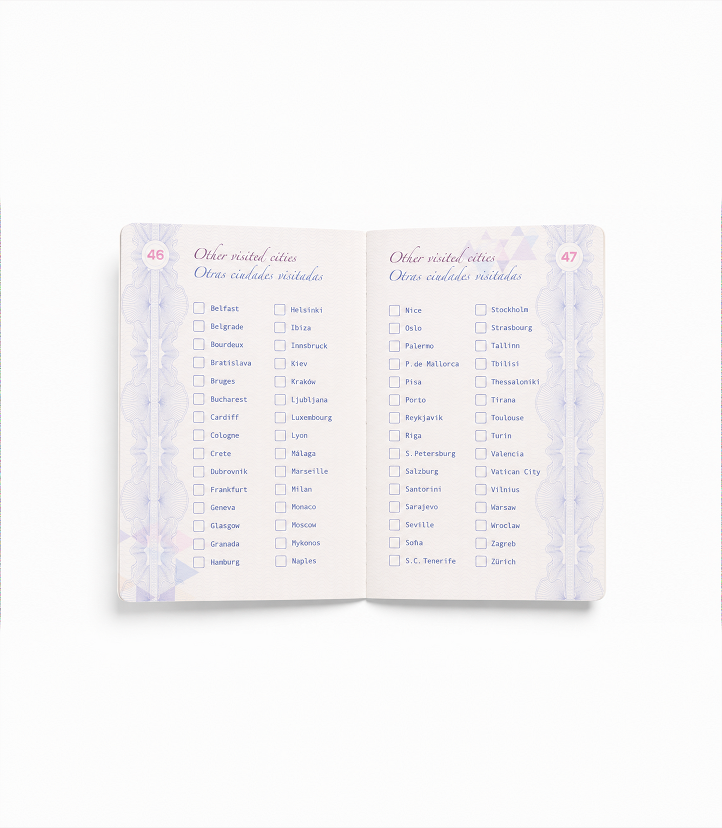Mon Passeport de Voyage ÉDITION EUROPE 
