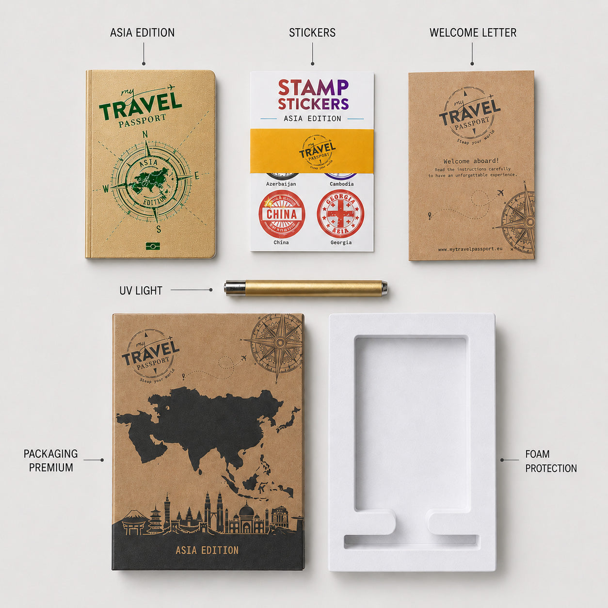 My Travel Passport ASIA - The passport to seal your trips through Asia