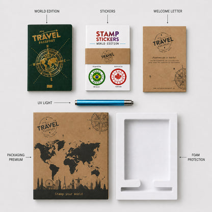 My Travel Passport World - El pasaporte para sellar tus viajes por el mundo entero