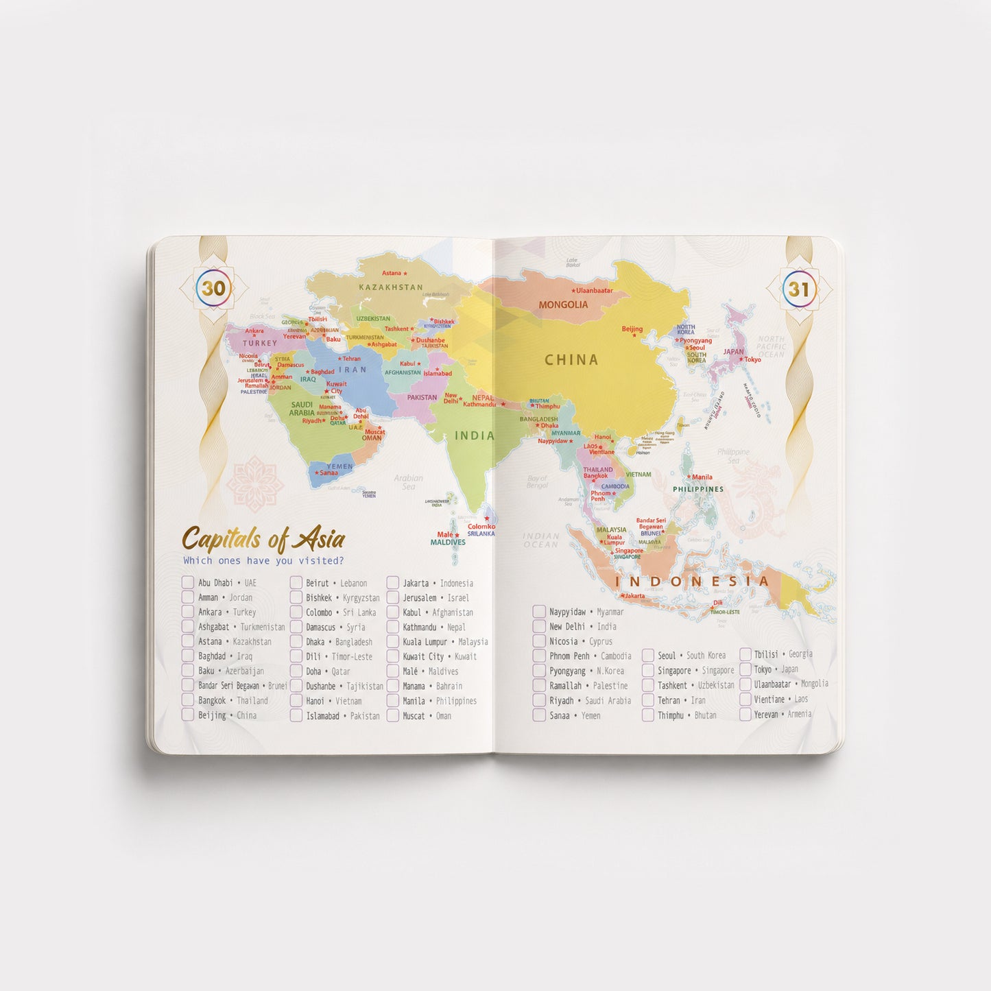 My Travel Passport ASIA - The passport to seal your trips through Asia