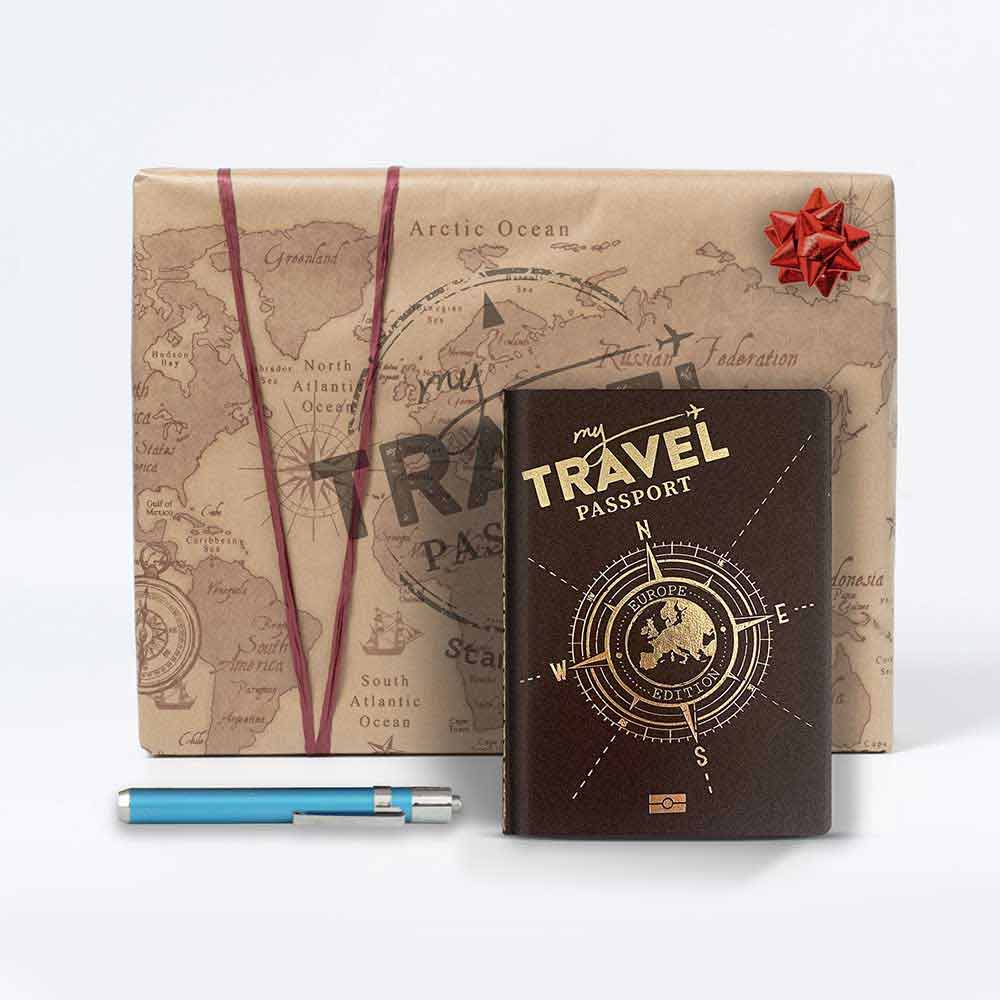 Gift Pack (EUROPE Edition + Gift Wrap) - mytravelpassport