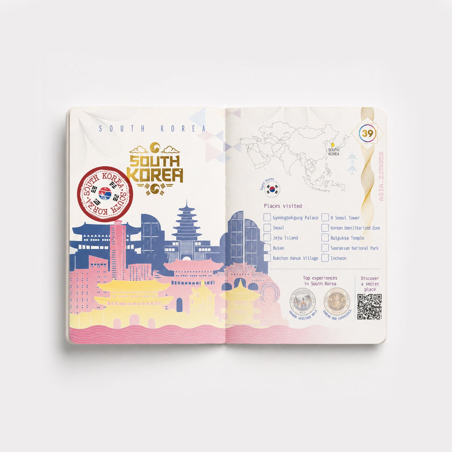 My Travel Passport ASIA - The passport to seal your trips through Asia