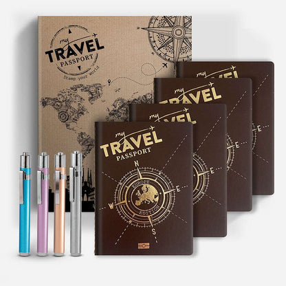 Family Pack - My Travel Passport (4 passeports)