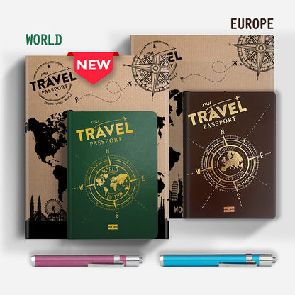 Pack Traveler - WORLD Edition + EUROPA (2 passaporti)