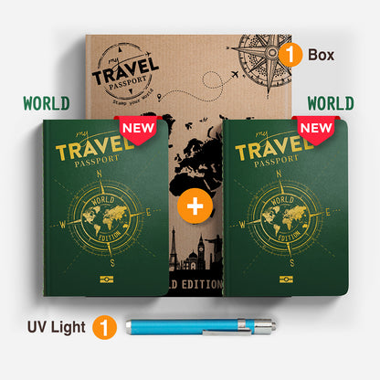 Pack Duo Compact - WORLD Edition (2 passaporti in 1 scatola)